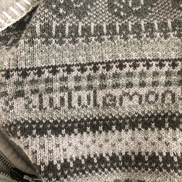 Lululemon Spacial Edition Knit Gray Scuba Hoodie - Picture 8 of 11